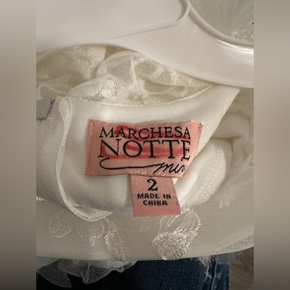 MARCHESA NOTTE KIDS' LITTLE GIRL'S & GIRL'S POSEY DRESS IN IVORY - Picture 8 of 8